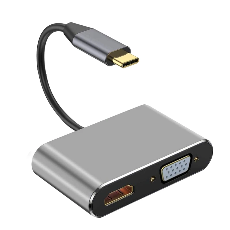 Адаптер USB Type C-VGA, USB C (тип C) на 4K HDMI-совместимый/VGA/USB 3,0/USB C PD зарядный многопортовый концентратор адаптер
Адаптер USB Type C-VGA, USB C (тип C) на 4K HDMI-совместимый/VGA/USB 3,0/USB C PD зарядный многопортовый концентратор адаптер