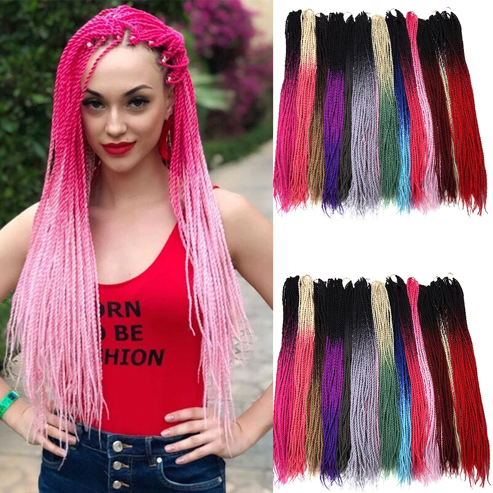 SenegaleseTwist Hair Crochet Braids Ombre Small Box Braids for Hair Synthetic Natural Curly Braiding Hair Extensions for Women
SenegaleseTwist Hair Crochet Braids Ombre Small Box Braids for Hair Synthetic Natural Curly Braiding Hair Extensions for Women