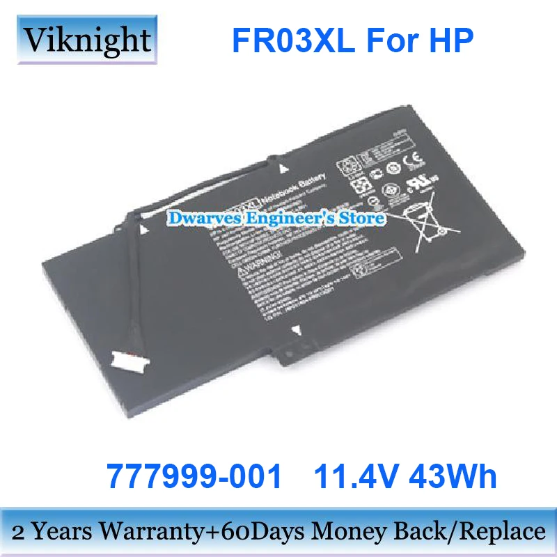 Genuine FR03XL Battery 11.4V 43Wh 777999-001 TPC-LB01 For HP SLATE ALL-IN-ONE 17-L010 SLATE ALL-IN-ONE 17-L010 Notebook Battery
Genuine FR03XL Battery 11.4V 43Wh 777999-001 TPC-LB01 For HP SLATE ALL-IN-ONE 17-L010 SLATE ALL-IN-ONE 17-L010 Notebook Battery