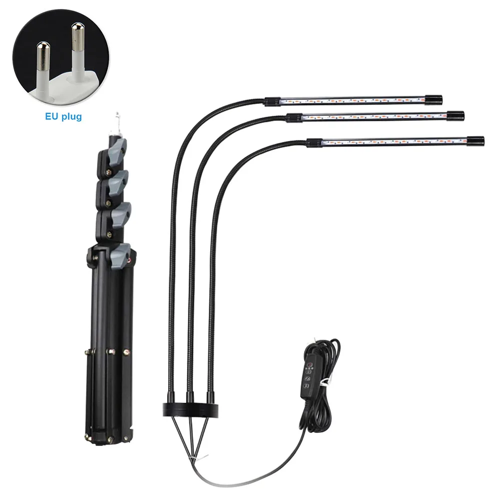 Adjustable Tripod Dimming Timing Professional Seedlings Rotatable Plant Grow Light Accessories Led Floor With Stand Easy Use
Adjustable Tripod Dimming Timing Professional Seedlings Rotatable Plant Grow Light Accessories Led Floor With Stand Easy Use