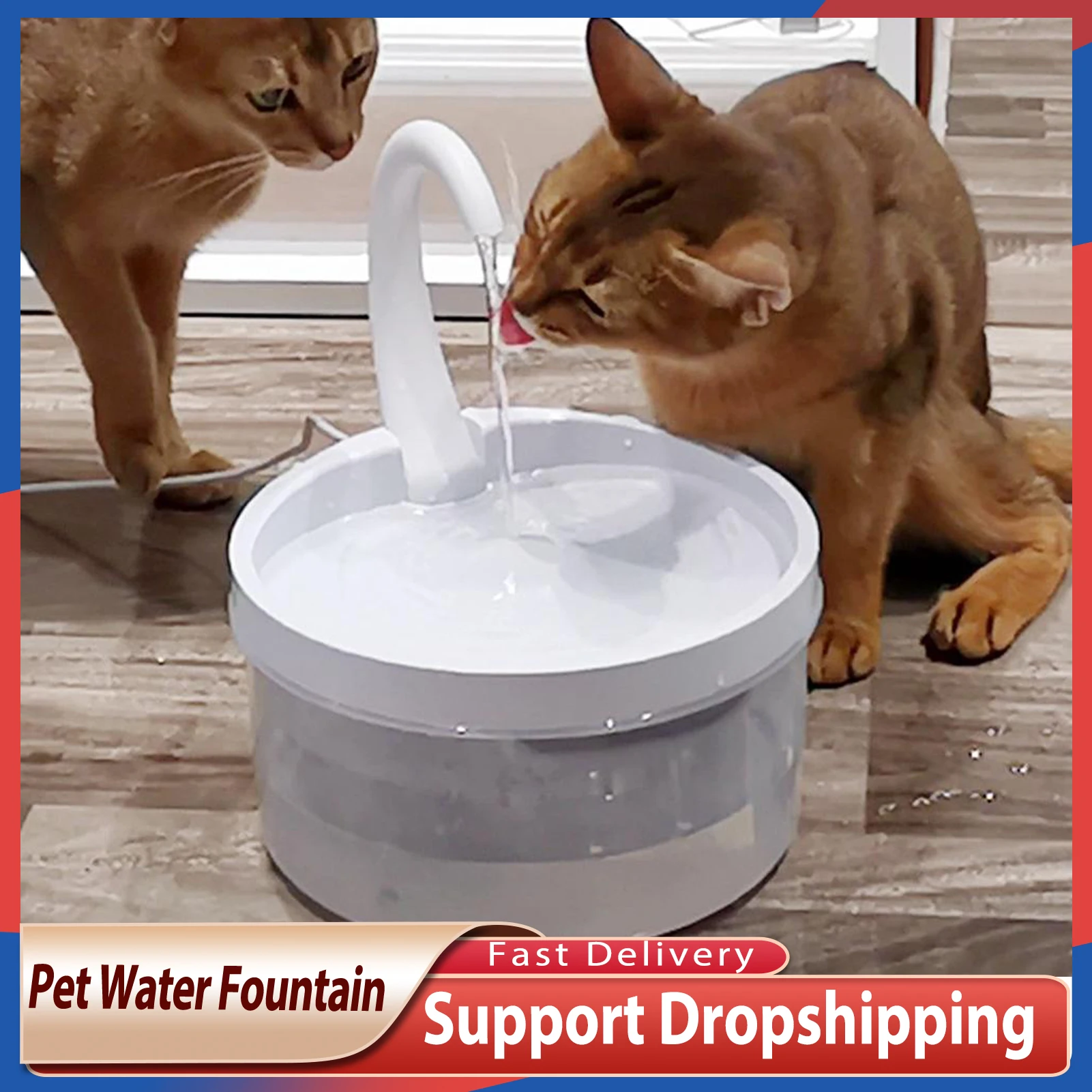 2L Pet Water Fountain Swan Neck Automatic Fountain Cat Feeder Water Dispenser Drinker For Cats Dogs Accessory 2021 New 
2L Pet Water Fountain Swan Neck Automatic Fountain Cat Feeder Water Dispenser Drinker For Cats Dogs Accessory 2021 New