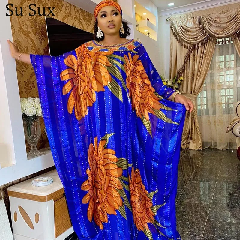 African Dresses For Women Maxi African Clothes Plus Size Party Dress O-Neck Bat Sleeve Long Dress Bazin Vestidos 2020 Autumn
African Dresses For Women Maxi African Clothes Plus Size Party Dress O-Neck Bat Sleeve Long Dress Bazin Vestidos 2020 Autumn