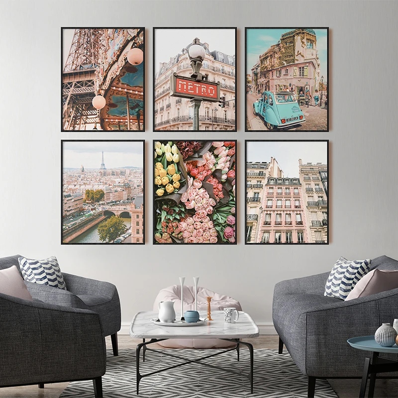 Travel City Poster and Print Paris Photography Landscape Canvas Painting Wall Art Pictures for Home Decoration Interior Painting
Travel City Poster and Print Paris Photography Landscape Canvas Painting Wall Art Pictures for Home Decoration Interior Painting
