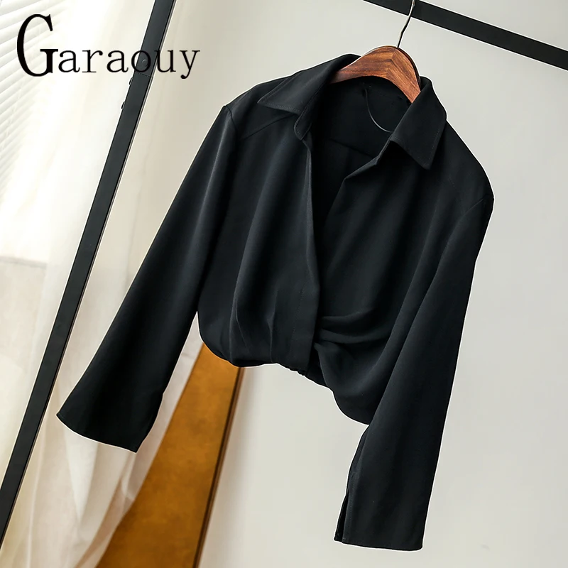 2022 Autumn Women's Fashion Shirt Long Sleeve Solid Color Pleated Crop Tops Elegant Blouses Chic Casual Streetwear Clothing
2022 Autumn Women's Fashion Shirt Long Sleeve Solid Color Pleated Crop Tops Elegant Blouses Chic Casual Streetwear Clothing