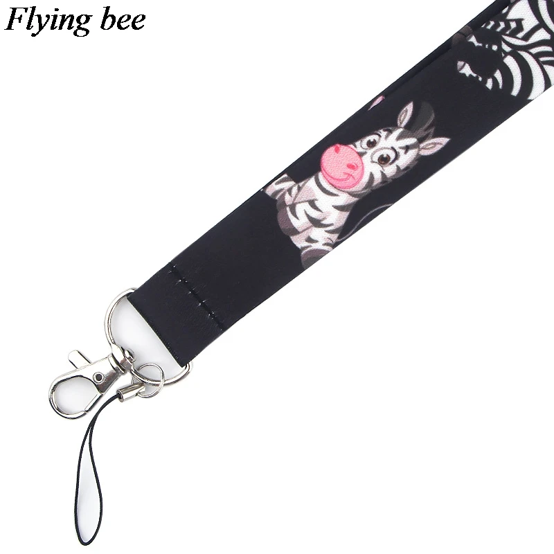 20pcs/lot Flyingbee Zebra Keychain Cartoon Cute Phone Lanyard Women Fashion Strap Neck Lanyards For ID Card Phone Keys X0593
20pcs/lot Flyingbee Zebra Keychain Cartoon Cute Phone Lanyard Women Fashion Strap Neck Lanyards For ID Card Phone Keys X0593