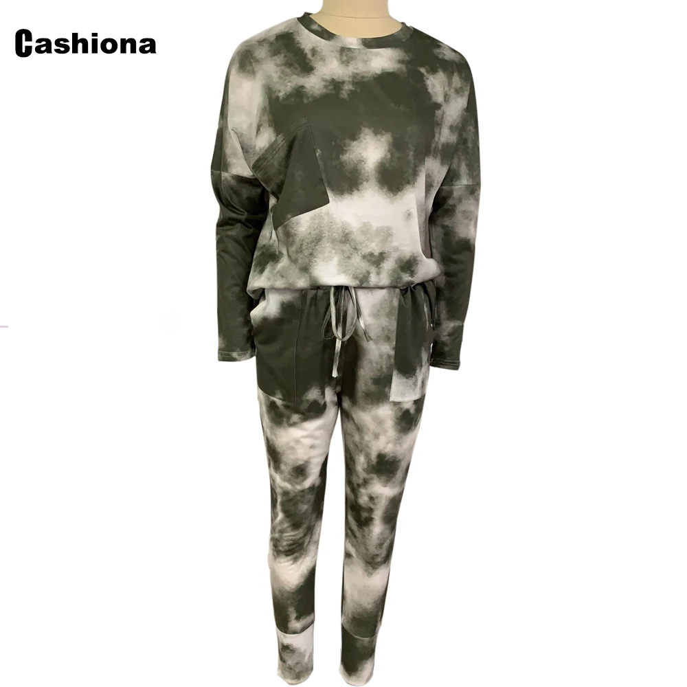 2020 Fashion Tie Dry Two Piece Women Set Autumn New Long Sleeve Top Sweatshirt Casual Loose Pant Sets Woman Tracksuit Streetwear
2020 Fashion Tie Dry Two Piece Women Set Autumn New Long Sleeve Top Sweatshirt Casual Loose Pant Sets Woman Tracksuit Streetwear