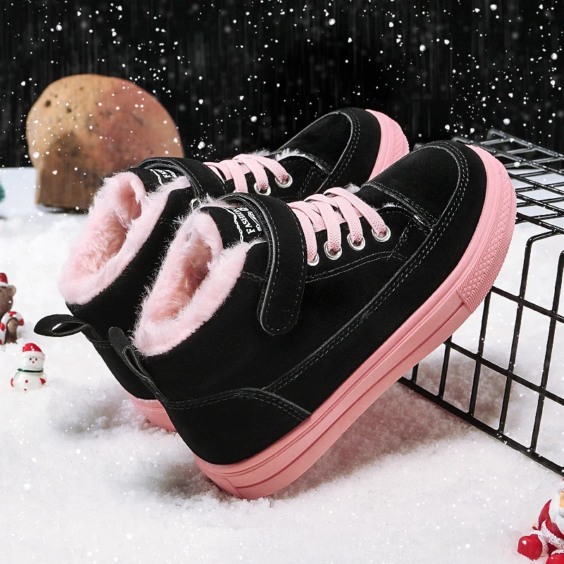 Детские ботинки для девочек, зимняя обувь 2022, детские зимние ботинки из искусственной кожи, розовые Нескользящие теплые плюшевые ботильоны ...
Детские ботинки для девочек, зимняя обувь 2022, детские зимние ботинки из искусственной кожи, розовые Нескользящие теплые плюшевые ботильоны ...