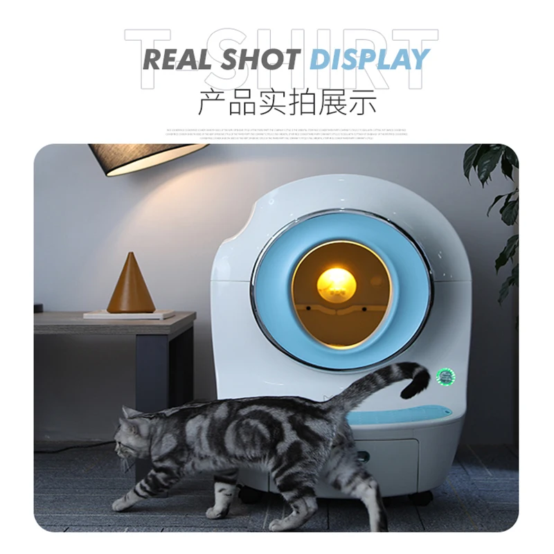 APP Automatic Cat Litter Box Smart Cat Toilet Large Automatic Semi-enclosed Deodorant Bedpans Caja De Arena Pet Products
APP Automatic Cat Litter Box Smart Cat Toilet Large Automatic Semi-enclosed Deodorant Bedpans Caja De Arena Pet Products