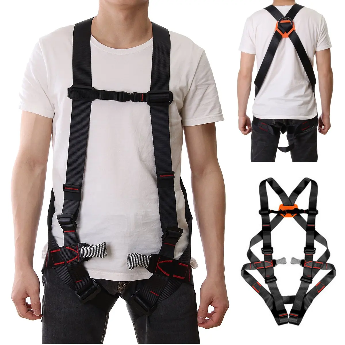 800KG Outdoor Sports Safety Belt Rope Climbing Safety Waist Belt Protection Equipment Safety Harness Body Protecting
800KG Outdoor Sports Safety Belt Rope Climbing Safety Waist Belt Protection Equipment Safety Harness Body Protecting