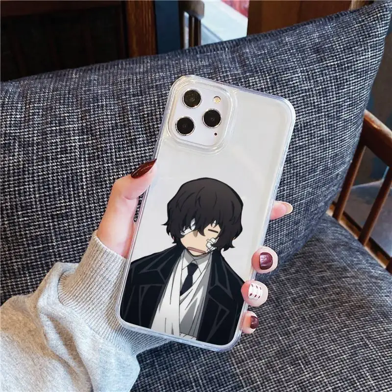 Bungo Stray Dogs Phone Case Transparent for iPhone 12 11 mini pro XS MAX 6 6S 8 7 Plus X 5S SE 2020 XR
Bungo Stray Dogs Phone Case Transparent for iPhone 12 11 mini pro XS MAX 6 6S 8 7 Plus X 5S SE 2020 XR