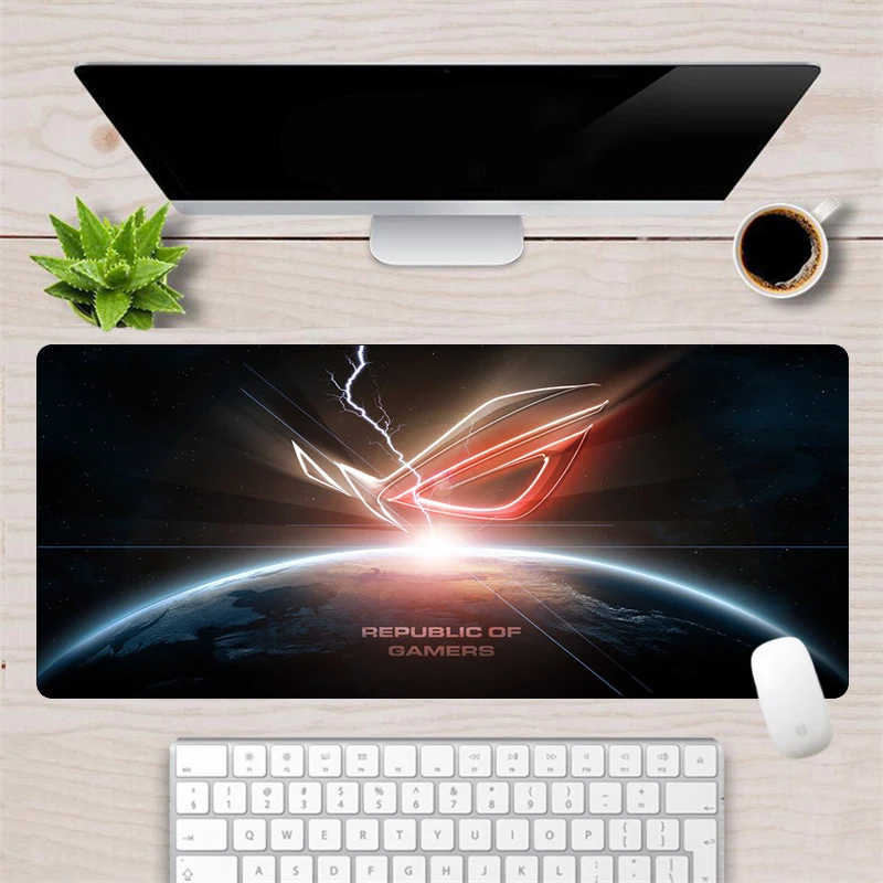 Large Custom 90x40cm ASUS Gaming Mouse pad Gamer Republic Of Gamers Keyboard Pad Locking Edge Rubber Durable Laptop Desk Mat
Large Custom 90x40cm ASUS Gaming Mouse pad Gamer Republic Of Gamers Keyboard Pad Locking Edge Rubber Durable Laptop Desk Mat