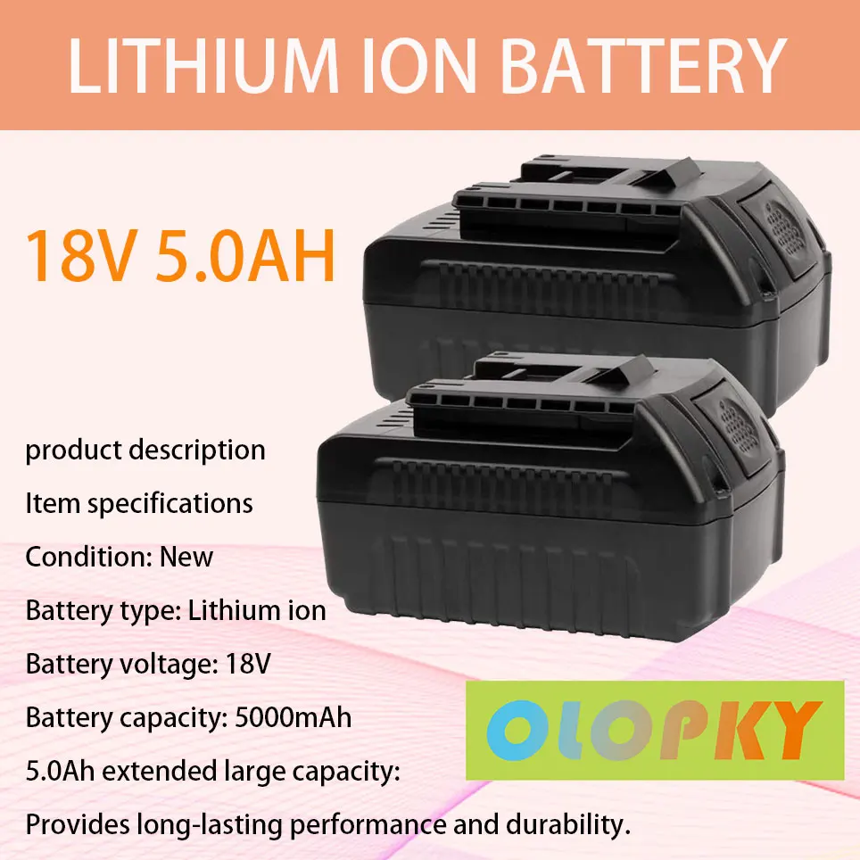 2PACK 18V 5.0AH BAT620 battery replacement Bosch 18V cordless power tool battery BAT609 BAT610G BAT612 BAT618G BAT619
2PACK 18V 5.0AH BAT620 battery replacement Bosch 18V cordless power tool battery BAT609 BAT610G BAT612 BAT618G BAT619