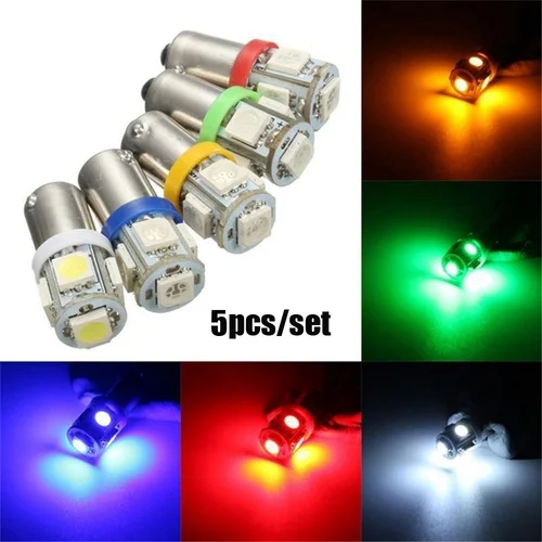 5Pcs/Set Car Marker Lamps Ba9S T4W Smd 5050 5 Led Tower 96 Lumen Wedge Light Bulb Led Dc12V
5Pcs/Set Car Marker Lamps Ba9S T4W Smd 5050 5 Led Tower 96 Lumen Wedge Light Bulb Led Dc12V