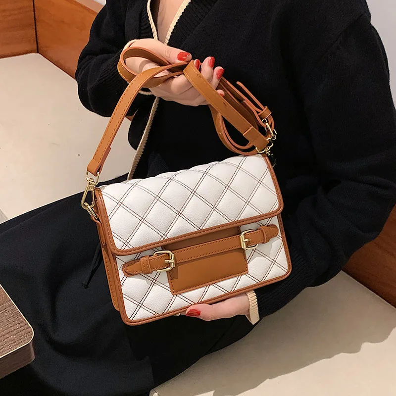 Bolsa de couro pu com aba, pequena bolsa crossbody feminina fashion de marca bolsas de ombro feminina, bolsa mensageiro de viage
Bolsa de couro pu com aba, pequena bolsa crossbody feminina fashion de marca bolsas de ombro feminina, bolsa mensageiro de viage