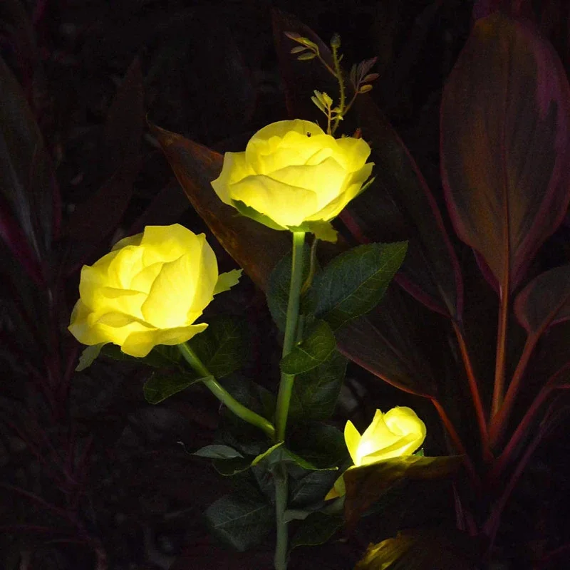 Spring Artificial Rose Solar Garden Stake Lights Pathway Landscape Lighting Lights for Patio Yard Decoration YG
Spring Artificial Rose Solar Garden Stake Lights Pathway Landscape Lighting Lights for Patio Yard Decoration YG