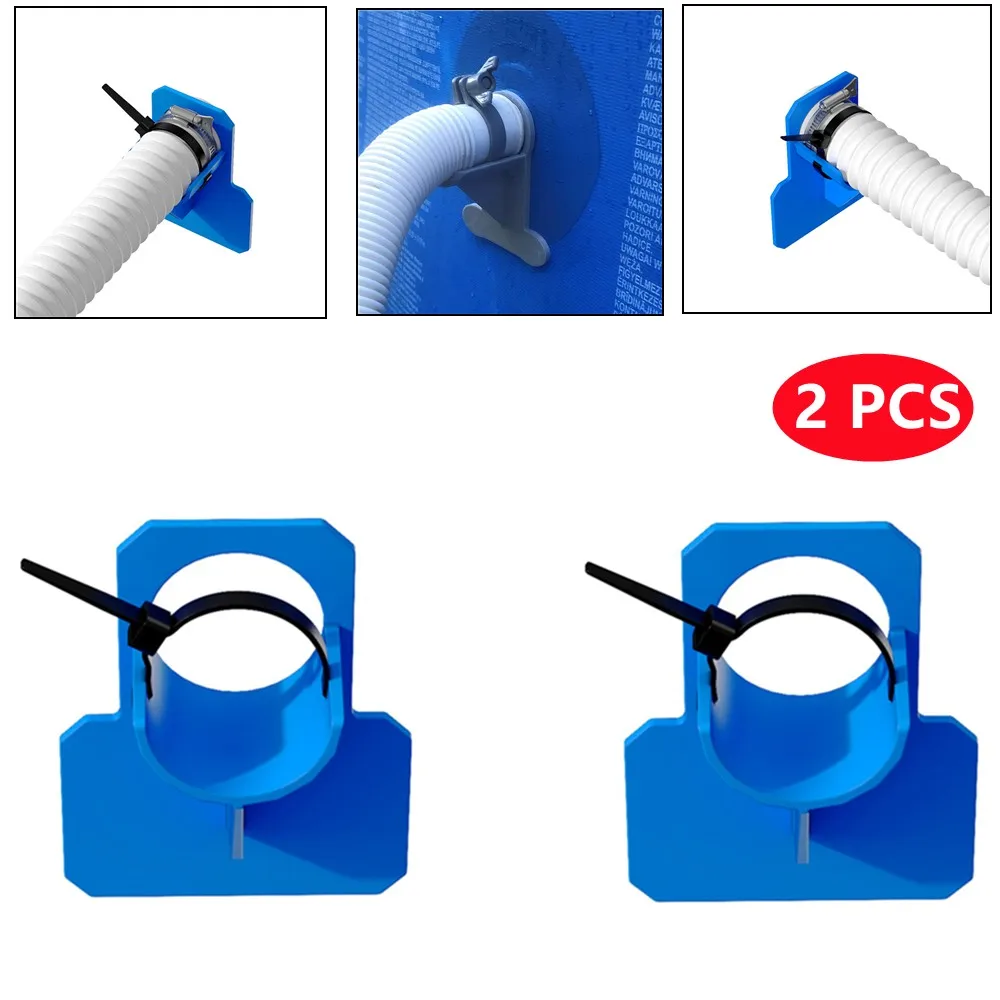 2 Pcs Swimming Pool Pipe Holder Mount Supports Pipes 30-38mm For In-tex Above Ground 32 38mm Hose Outlet With 4 Cable Tie
2 Pcs Swimming Pool Pipe Holder Mount Supports Pipes 30-38mm For In-tex Above Ground 32 38mm Hose Outlet With 4 Cable Tie