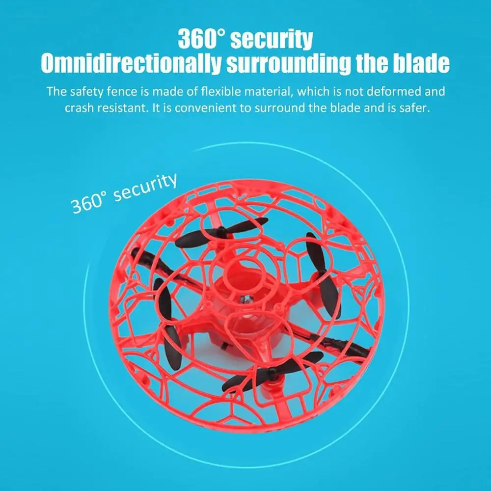 Induction UFO Four-axis Induction Toys Interactive UFO Hand Toss Plane Mini UFO Sensor Aircraft Rolling Orbiting Quadcopter
Induction UFO Four-axis Induction Toys Interactive UFO Hand Toss Plane Mini UFO Sensor Aircraft Rolling Orbiting Quadcopter