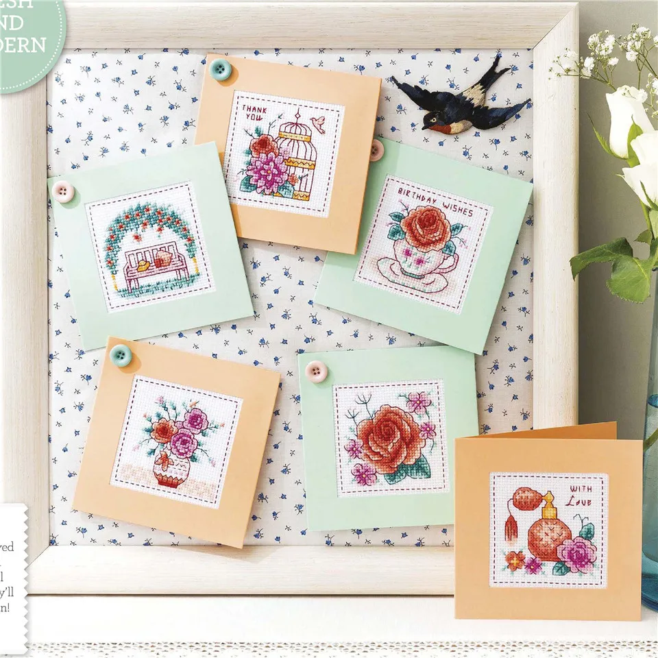 CD377 Cross Stitch Kit Package Greeting Cards Needlework Counted Cross-Stitching Kits Christmas Mother's Father's Day Birthday
CD377 Cross Stitch Kit Package Greeting Cards Needlework Counted Cross-Stitching Kits Christmas Mother's Father's Day Birthday