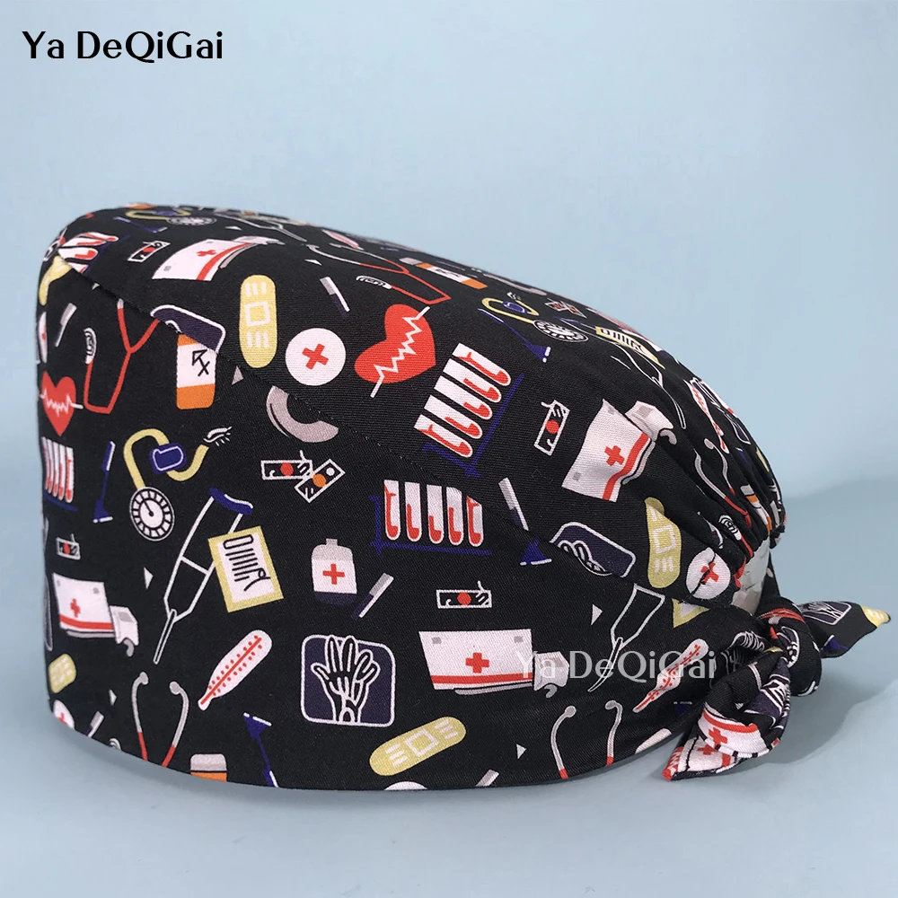 Breathable cotton unisex high quality nursing caps multicolor printing lab pet clinic scrub cap hospital Dentist caps wholesale
Breathable cotton unisex high quality nursing caps multicolor printing lab pet clinic scrub cap hospital Dentist caps wholesale