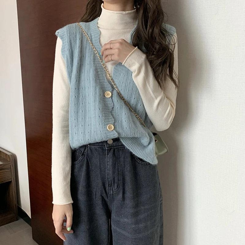 Thin Retro Vest Sweater Women V-Neck Solid Fashion Knitted Vest Cardigan Vintage Knitwear Female Clothing Autumn 2020
Thin Retro Vest Sweater Women V-Neck Solid Fashion Knitted Vest Cardigan Vintage Knitwear Female Clothing Autumn 2020