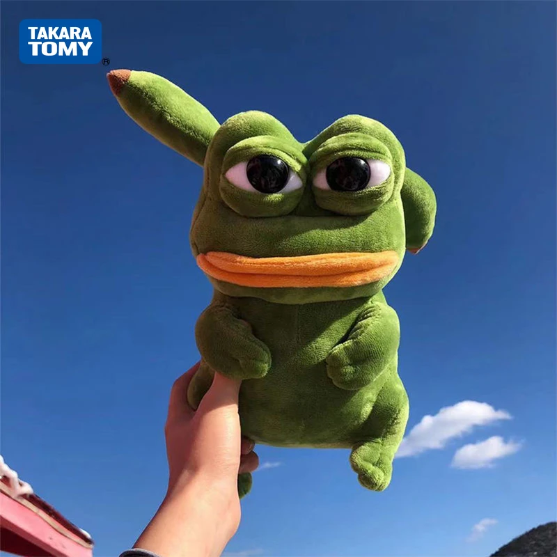 2021 TakaraTomy Pokemon Plushie Pikachu Cosplay Sad Frog Pepe Stuffed Toys 28cm Kawaii Room Decor Stitch Doll Halloween Gift
2021 TakaraTomy Pokemon Plushie Pikachu Cosplay Sad Frog Pepe Stuffed Toys 28cm Kawaii Room Decor Stitch Doll Halloween Gift