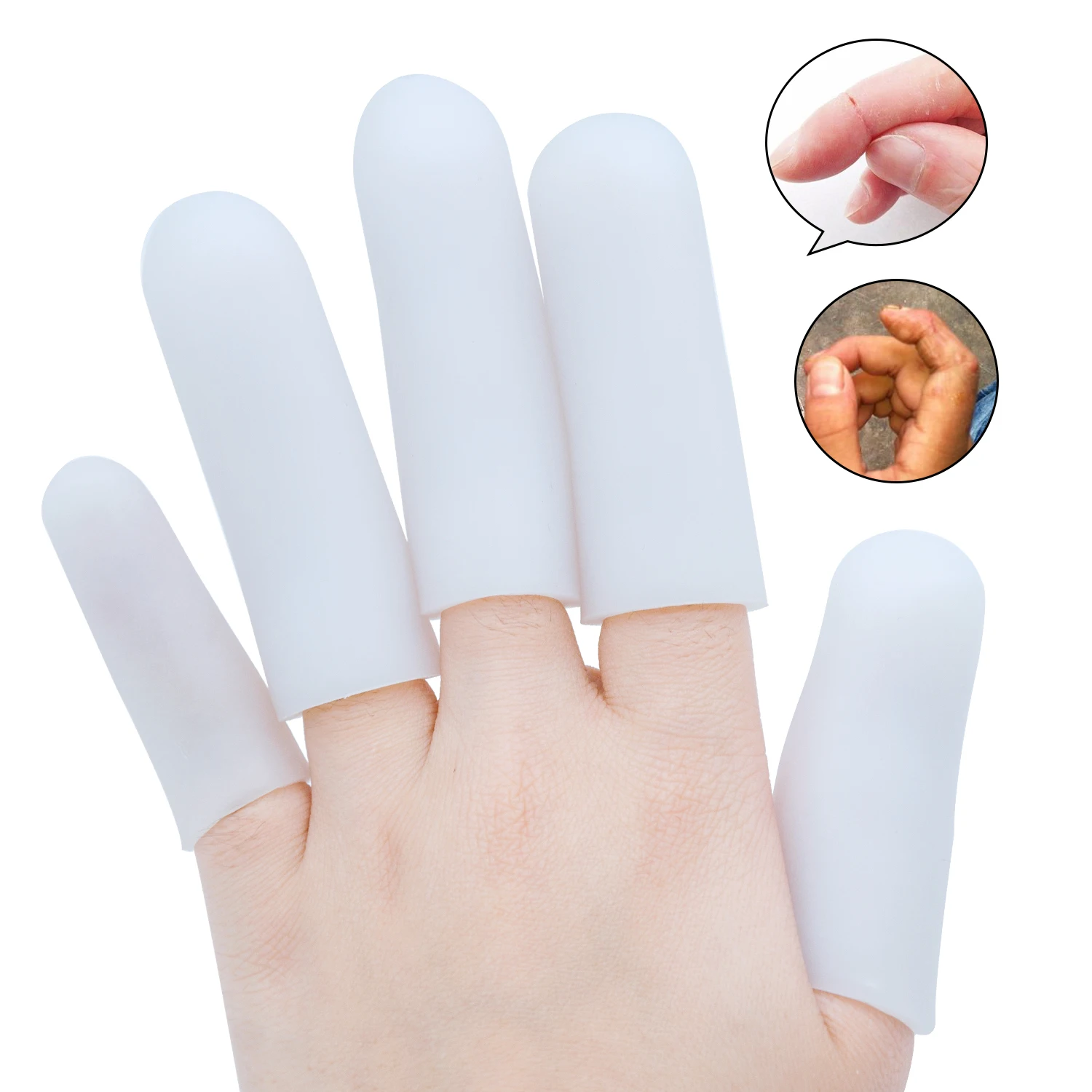 2 шт. силиконовые накладки на большие пальцы 3x6 7 см | Красота и здоровье