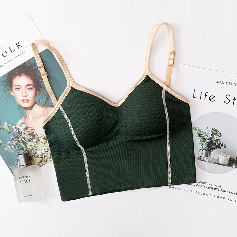 Ladies Seamless Tanks Summer Girls Tank Crop Top Sexy U-shaped Back Tube Tops Female Sports Underwear Bra Bralette Brassiere
Ladies Seamless Tanks Summer Girls Tank Crop Top Sexy U-shaped Back Tube Tops Female Sports Underwear Bra Bralette Brassiere