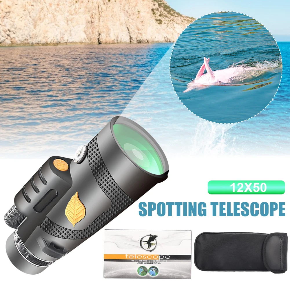 17*7*9.5CM Monocular Telescope 12x Magnification 50mm Telescope Fully Coated Optics Suitable for Hiking Camping Bird Seeing
17*7*9.5CM Monocular Telescope 12x Magnification 50mm Telescope Fully Coated Optics Suitable for Hiking Camping Bird Seeing