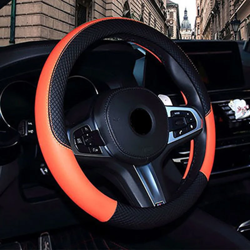 leather Universal car steering wheel cover for LAND ROVER Range Rover Sport Evoque Discovery 4 Car accessories automotive goods
leather Universal car steering wheel cover for LAND ROVER Range Rover Sport Evoque Discovery 4 Car accessories automotive goods