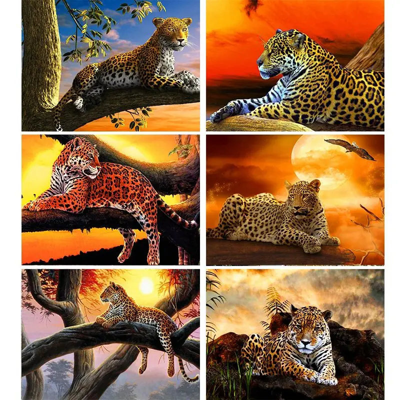 GATYZTORY Oil Painting By Number Kits Leopard Animal Zero-Based Handpainted On Canvas Color By Number Home Wall Art Decor
GATYZTORY Oil Painting By Number Kits Leopard Animal Zero-Based Handpainted On Canvas Color By Number Home Wall Art Decor