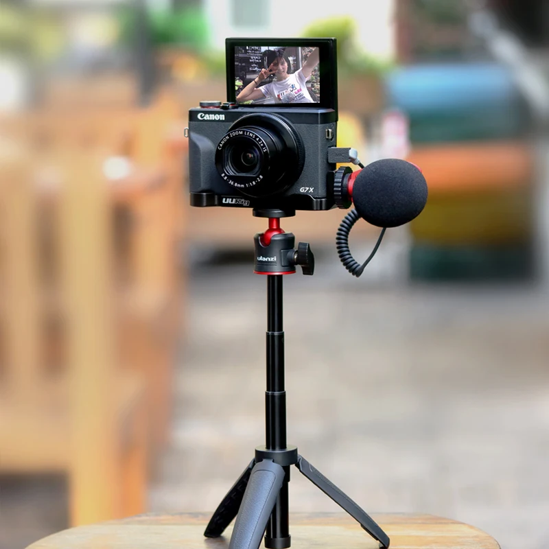 Record Microphone L Plate Brackt Tripod Vlog Setup Kit for Canon G7X Mark III RX100 M7 Audio Video Live Youtube Kit
Record Microphone L Plate Brackt Tripod Vlog Setup Kit for Canon G7X Mark III RX100 M7 Audio Video Live Youtube Kit