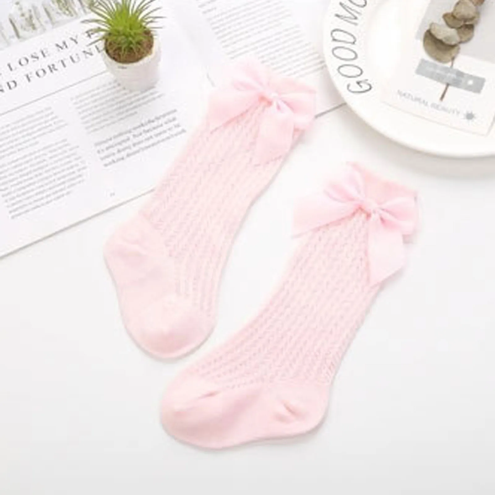 Baby Boy Girl Spring Socks Mesh Bowknot Kids Autumn Cotton Breathable Long Tube Socks Floor Anti-skid Toddler Socks 9-15CM 
Baby Boy Girl Spring Socks Mesh Bowknot Kids Autumn Cotton Breathable Long Tube Socks Floor Anti-skid Toddler Socks 9-15CM