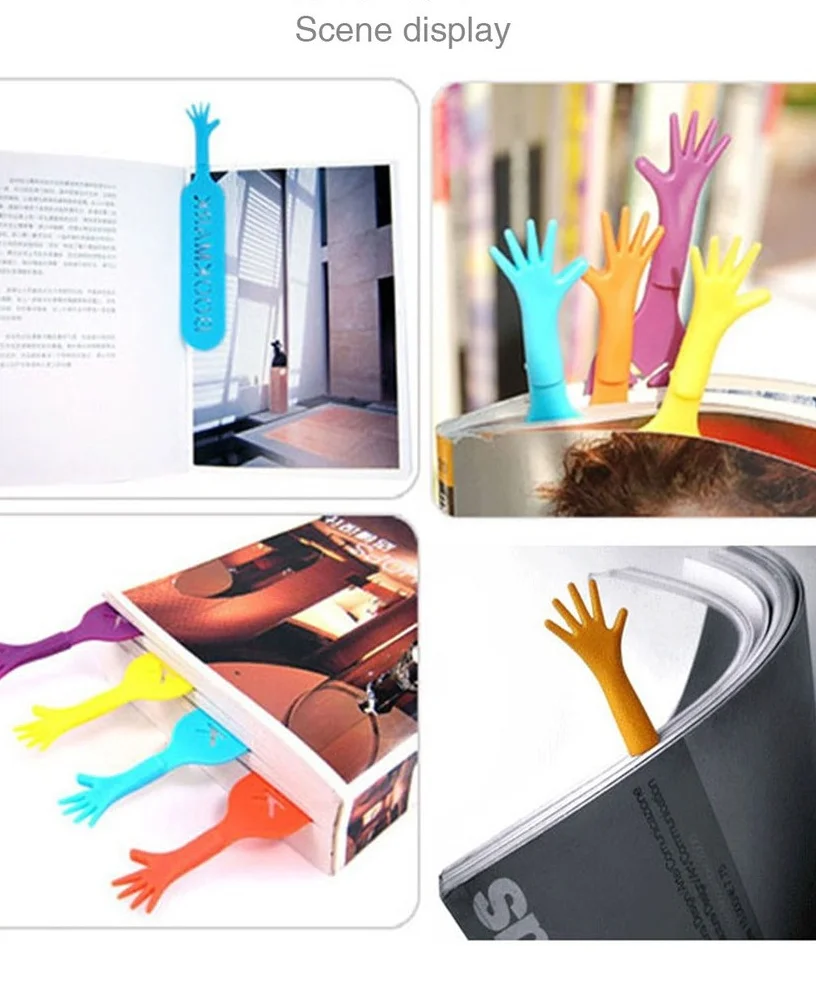 1 Set Creative Bookmark 4-color Cute Fun Little Hand bookmark Bookmark Of Pages for Kids Gifts Stationery Supplies
1 Set Creative Bookmark 4-color Cute Fun Little Hand bookmark Bookmark Of Pages for Kids Gifts Stationery Supplies