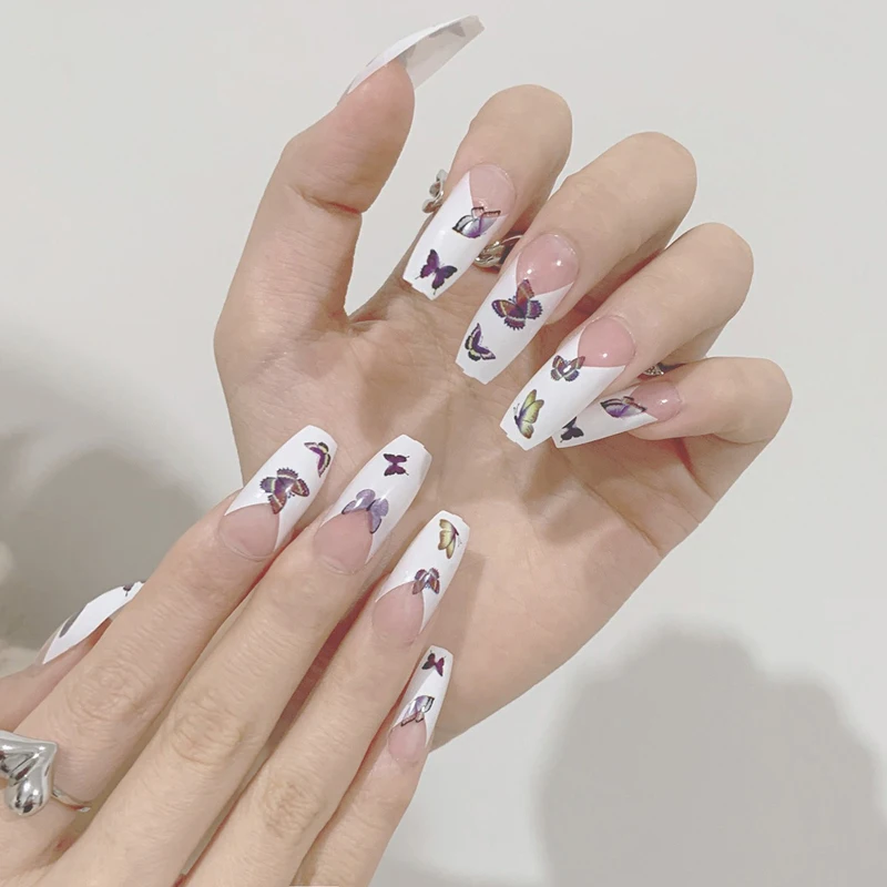 Color Butterflies Nail Art Sheet Wearable Nail Art Sheet Removable False Nail Patch Finished Nail Sheet
Color Butterflies Nail Art Sheet Wearable Nail Art Sheet Removable False Nail Patch Finished Nail Sheet