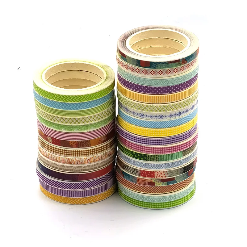 20 Rolls/lot Clearance Slim Tapes 10 Meters Long Lace Grid Stripe Slim Washi Tapes for Scrapbooking
20 Rolls/lot Clearance Slim Tapes 10 Meters Long Lace Grid Stripe Slim Washi Tapes for Scrapbooking