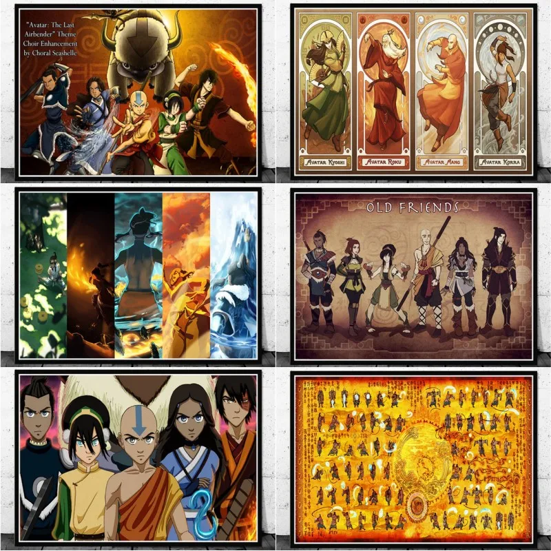 Avatar The Last Airbender Aang Fight Anime Art Poster Canvas Painting Wall Picture for Home Decor Posters and Prints Decorate
Avatar The Last Airbender Aang Fight Anime Art Poster Canvas Painting Wall Picture for Home Decor Posters and Prints Decorate