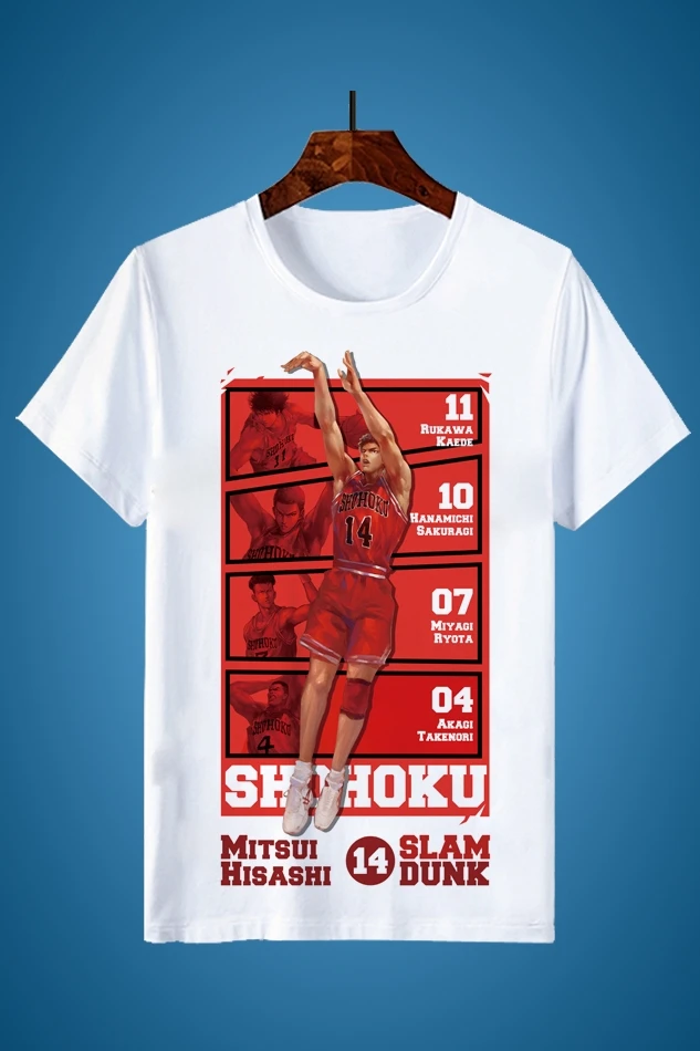 Anyang store 3D tide brand T-shirt joint name Sakuragi Mitsui Shou peripheral clothes youth basketball short-sleeved t-shirt mal
Anyang store 3D tide brand T-shirt joint name Sakuragi Mitsui Shou peripheral clothes youth basketball short-sleeved t-shirt mal