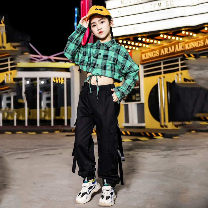 Hip Hop Costume Children Stage Clothing Jazz Dance outfit Long Sleeve Shirt Ropa Hip Hop Pant Black Jazz Dancewear Girl 1408
Hip Hop Costume Children Stage Clothing Jazz Dance outfit Long Sleeve Shirt Ropa Hip Hop Pant Black Jazz Dancewear Girl 1408