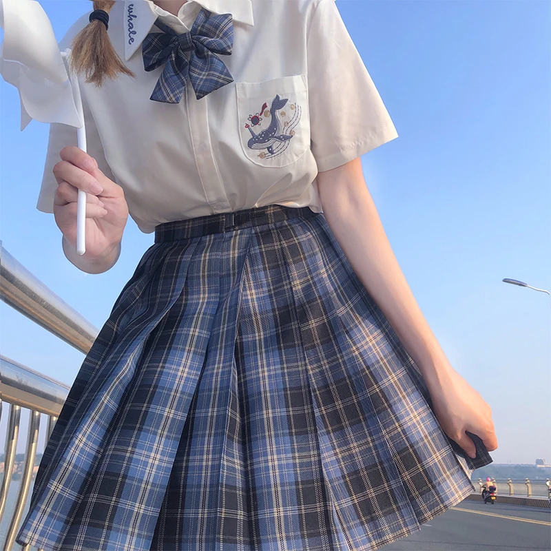 Japanese School Uniform Skirt For Girls Solid Color High Waist Pleated Skirt Midi Long Women COS Student JK Uniform Skirts
Japanese School Uniform Skirt For Girls Solid Color High Waist Pleated Skirt Midi Long Women COS Student JK Uniform Skirts