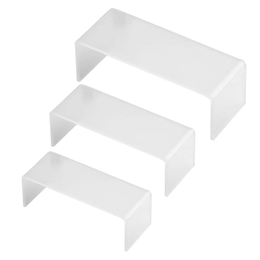 3Pcs 3mm Acrylic U Type Display Stand Jewelry Showcase Storage Rack Shelf Holder Органайзер For Home Storage
3Pcs 3mm Acrylic U Type Display Stand Jewelry Showcase Storage Rack Shelf Holder Органайзер For Home Storage