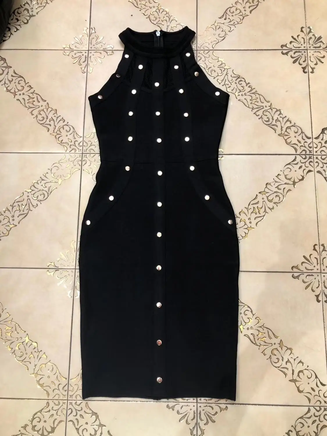 2019 New Women black sequined dress Vestidos O-Neck sleeveless Celebrity evening party bodycon bandage dresses wholesale
2019 New Women black sequined dress Vestidos O-Neck sleeveless Celebrity evening party bodycon bandage dresses wholesale