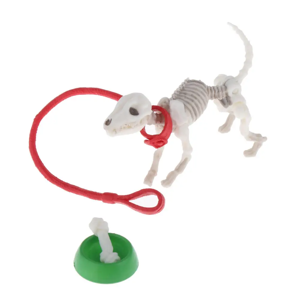 Skeleton Dog Action Child Role Toys 1/12 Scale Decoration with Bowl Bone
Skeleton Dog Action Child Role Toys 1/12 Scale Decoration with Bowl Bone