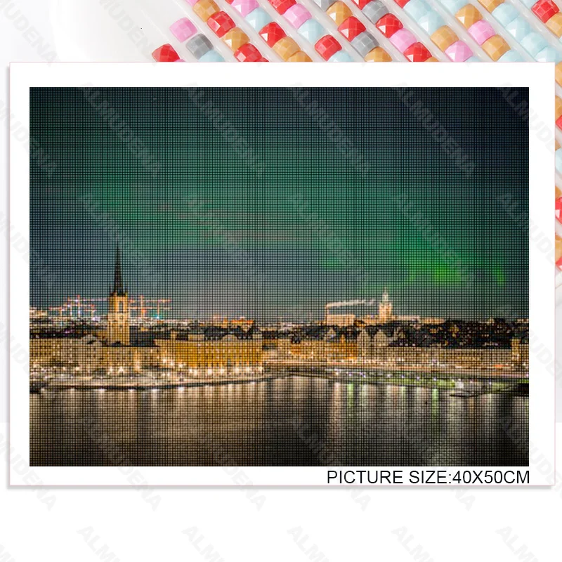 Diy Diamond Painting Landscape Aurora Nordic Style Full Inlaid Diamond Handmade Dot Inlaid Diamond Bedroom Living Room Sticker
Diy Diamond Painting Landscape Aurora Nordic Style Full Inlaid Diamond Handmade Dot Inlaid Diamond Bedroom Living Room Sticker