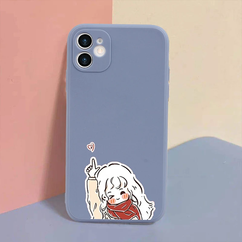 AFY For Silicone Phone Case iPhone 11 12 Pro Mini 7 8 Plus XR X XS MAX Young Girl Simple Wind Soft Cover
AFY For Silicone Phone Case iPhone 11 12 Pro Mini 7 8 Plus XR X XS MAX Young Girl Simple Wind Soft Cover