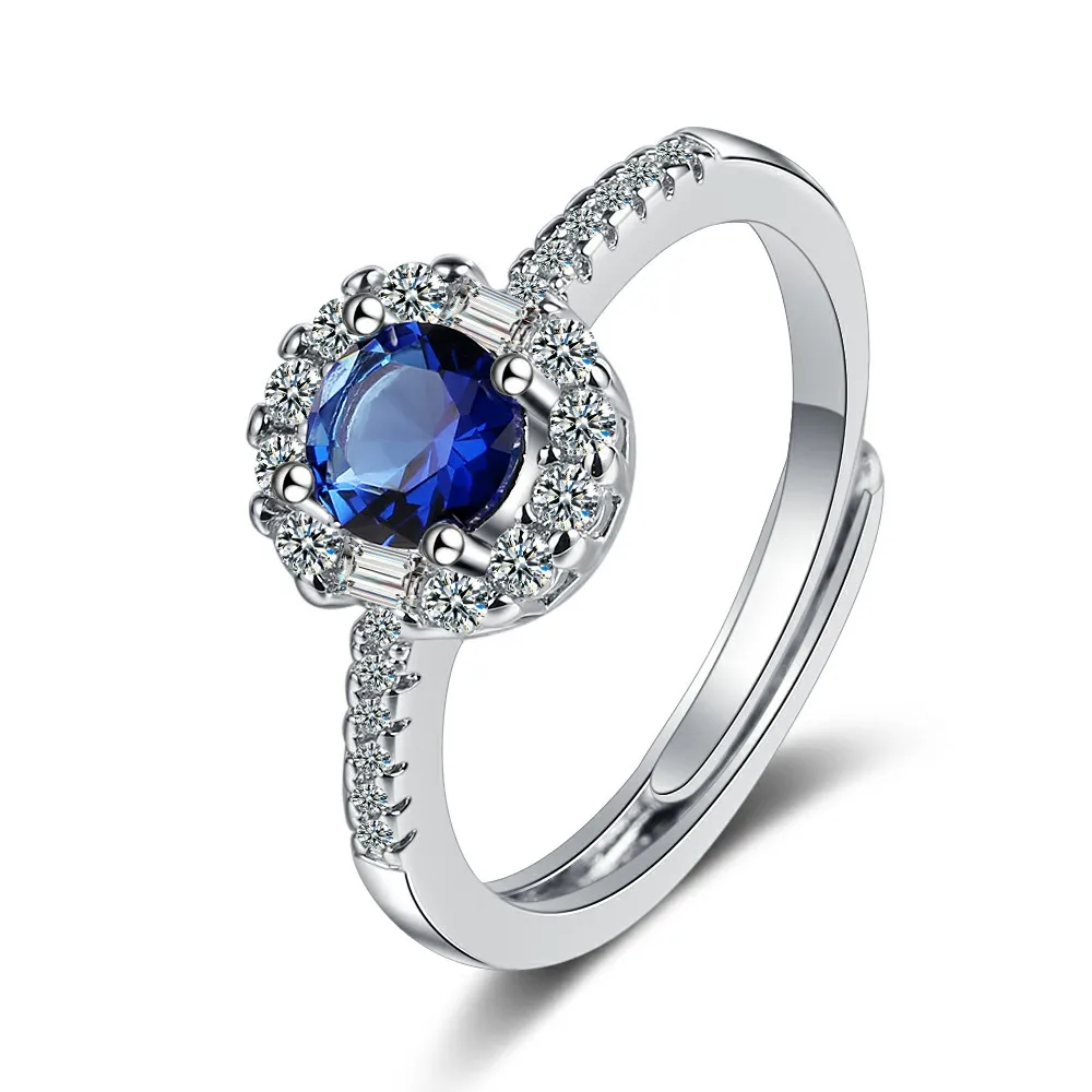 New Trendy Blue Crystal Zircon Round Shape Open Wedding Ring For Women Proposal Ring Engagement Ring 2021 Fashion Jewelry
New Trendy Blue Crystal Zircon Round Shape Open Wedding Ring For Women Proposal Ring Engagement Ring 2021 Fashion Jewelry