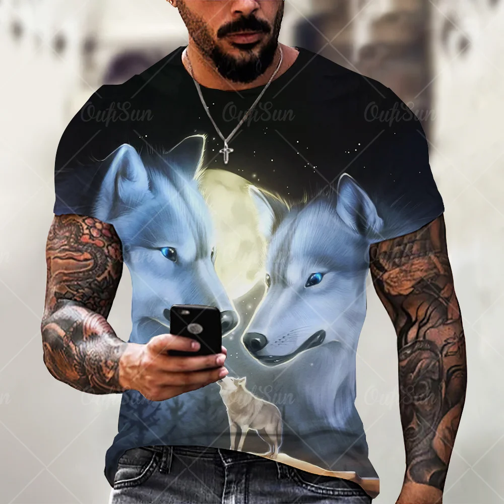 Men Tshirts Animal 3D Wolf Tshirts Graphic Tshirts Summer Fashion Harajuku Causal Short Sleeves Tees Round Neck TShirts Teens Te
Men Tshirts Animal 3D Wolf Tshirts Graphic Tshirts Summer Fashion Harajuku Causal Short Sleeves Tees Round Neck TShirts Teens Te