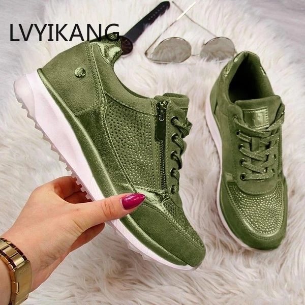 2020 Shoes Women Gold Sneakers Platform Shoes Zipper Trainers Women Shoes Casual Lace-Up Tenis Feminino Zapatos De Mujer 35-43
2020 Shoes Women Gold Sneakers Platform Shoes Zipper Trainers Women Shoes Casual Lace-Up Tenis Feminino Zapatos De Mujer 35-43