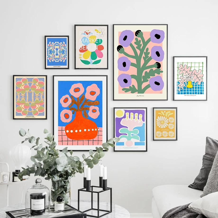 Color Flower Market Minimalist Posters And Prints Canvas Painting Nordic Abstract Wall Art Pictures For Living Room Decor
Color Flower Market Minimalist Posters And Prints Canvas Painting Nordic Abstract Wall Art Pictures For Living Room Decor