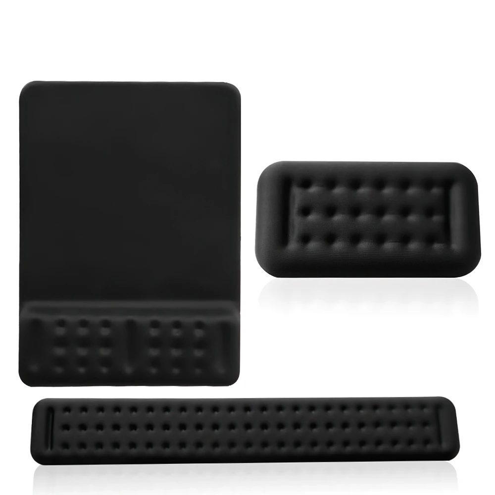 Keyboard and Mouse Pad Wrist Rest Ergonomic Memory Foam Hand Palm Rest Support for Typing and Gaming Wrist Pain Relief
Keyboard and Mouse Pad Wrist Rest Ergonomic Memory Foam Hand Palm Rest Support for Typing and Gaming Wrist Pain Relief