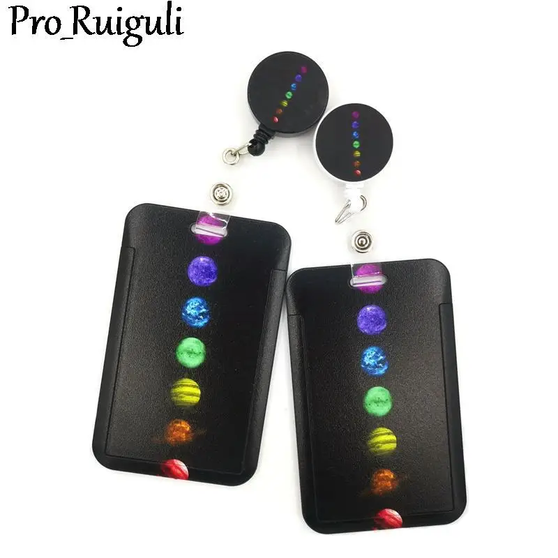 Colorful Moon Space Cute Card Cover Clip Lanyard Retractable Student Nurse Badge Reel Clip Cartoon ID Card Badge Holder
Colorful Moon Space Cute Card Cover Clip Lanyard Retractable Student Nurse Badge Reel Clip Cartoon ID Card Badge Holder